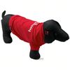 Camiseta para perros Rodney roja - - Talla M: 24 cm longitud dorsal