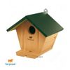 Nichoir pour oiseaux sauvages Natura - L 17 x l 15,5 x H 19 cm