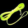 Longe pour chien en biothane Heim, jaune fluo - L 500 x l 1,3 cm