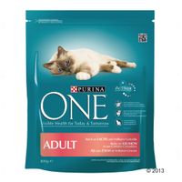 Purina ONE Adult Zalm & Volkorenrijst Kattenvoer - - 800 g