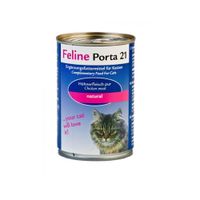 Feline Porta 21 Kattenvoer, 6 x 400 g - - tonijn met aloe