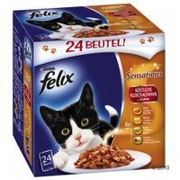  Felix 'Sensation' 24 x 100 g - - vleesassortiment 
