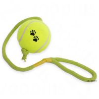 hundespielzeug-tennisball-mit-seil-3015-8-cm Hundespielzeug Tennisball mit Seil 30:15 - - Ø 8 cm