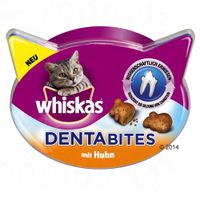 Whiskas Dentabites - - Voordeelpak Kip (5 x 40 g)