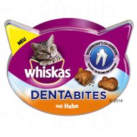 Whiskas Dentabites - - Voordeelpak Kip (5 x 40 g)