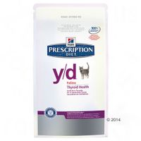 Hill´s Feline Y/D Prescription Diet - Schildklierproblemen - - 5 kg