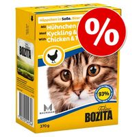 Bozita stukjes in jus Kattenvoer 10 + 2 gratis! - - met konijn