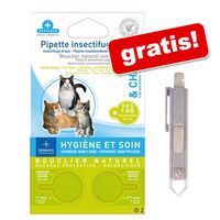 Demavic 2x2 Pipetten voor katten + gratis tekentang! - - Dubbelpak 2 x 2 Pipetten