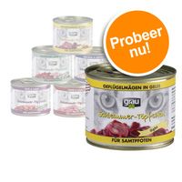 Gemengd proefpakket Grau graanvrij Kattenvoer 6 x 200 g - - 6 x 200g