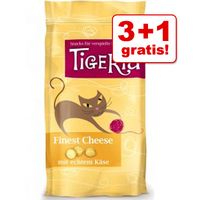 3 + 1 gratis! Tigeria kattensnacks 4 x 50 g - - Finest Cheese