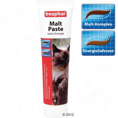 Pâte au malt pour chat contre les boules de poils Beaphar- 250 g