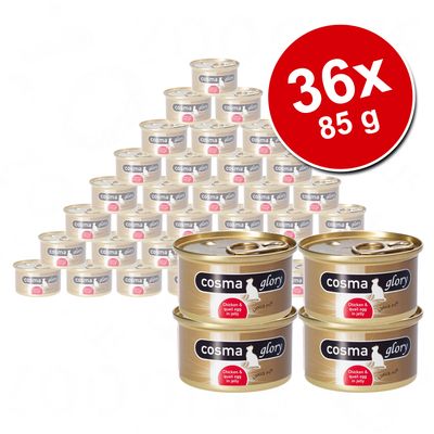Lot économique Cosma Glory 36 x 85 g- lot mixte