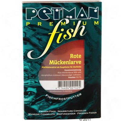 Petman Fish Frostfutter rote Mueckenlarven - 15 x 100 g