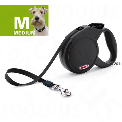 Laisse pour chien Flexi Classic Compact Medium (5 m)- rouge