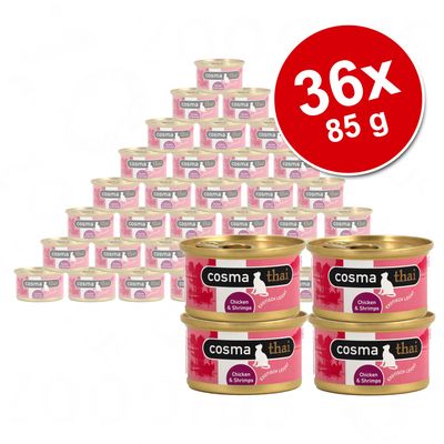 Lot économique Cosma Thai 36 x 85 g- lot mixte