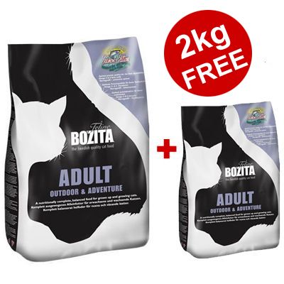 10 kg Bozita Feline Adult + 2 kg Free! - Adult Outdoor & Adventure