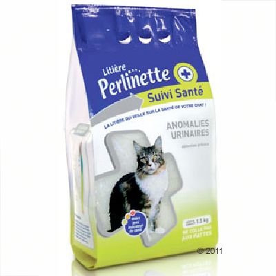 Litière pour chat Perlinette Suivi Santé- 3 x 3,3 l