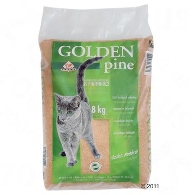 GOLDEN pine Katzenstreu - 8 kg