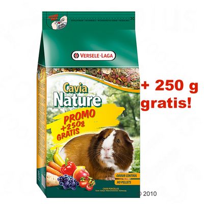 Cavia Nature 2,5 kg + 250 g gratis! - 2,75 kg