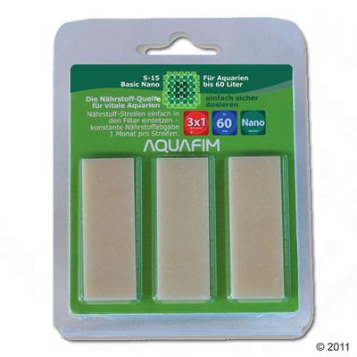Aquafim Basic Nano Duenge-Streifen - 2 x 3 Streifen fuer bis zu 60 Liter