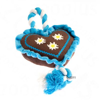 Hundespielzeug Edelweiss-Herz - ca. 27 cm