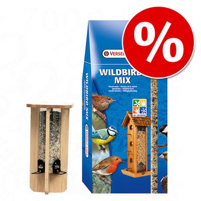 Set 15 kg Vogelfutter Terracemix  + VogelhausTweedy Seeds - Set, 2teilig
