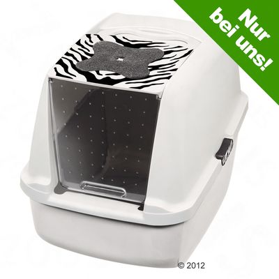 Catit Katzentoilette - hellgrau / wei�-hellblau