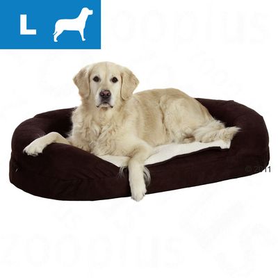 Karlie OrthoBed Oval braun, Groesse L - ca. L 100 x B 65 x H 24 cm