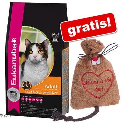 2 kg Eukanuba Katzenfutter + Catnip-Saeckchen gratis! - Kitten Huhn & Leber (2 kg)