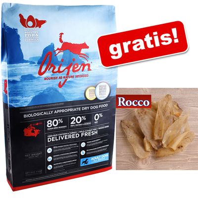 13,5 kg Orijen Hundefutter + Rocco Rinderohren natur gratis! - Puppy Large