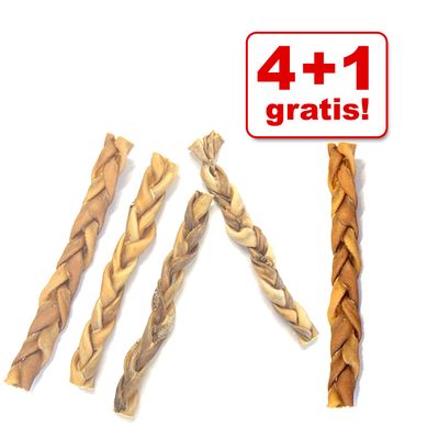 4 + 1 gratis! CANIBIT Wildtierzopf – 5 Stueck à 20 cm