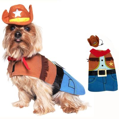 Hondenkostuum Cowboy - - Maat L
