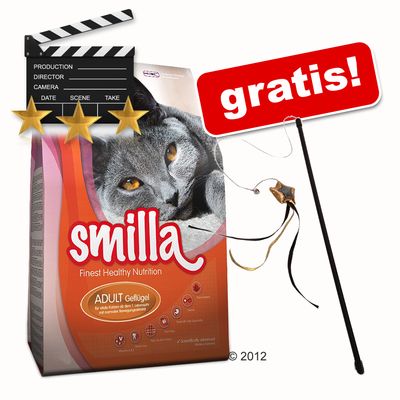 4 kg Smilla Trockenfutter + Spielangel Sternchen gratis! - Adult Gefluegel