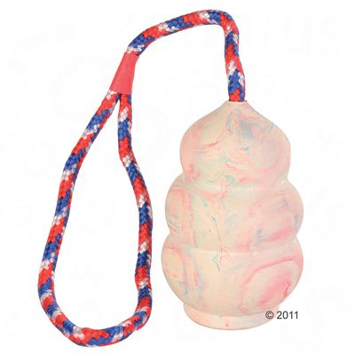 Jumper mit Schnur – Ball ca. 10 cm an 30 cm langem Band