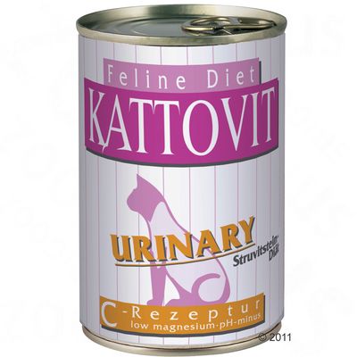 Kattovit Urinary (Struvitstein-Di&auml;t) Nassfutter - - 6 x 400 g Preisvergleich