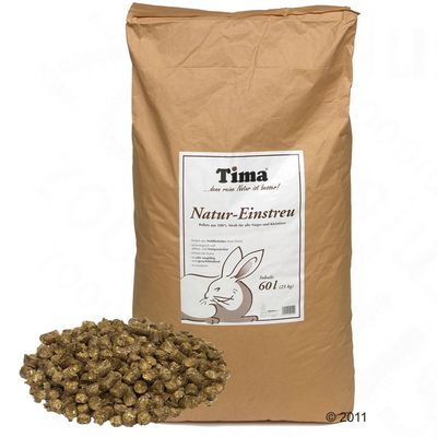 Litière de paille pour rongeur Tima Natur- 60 l (24 kg environ)