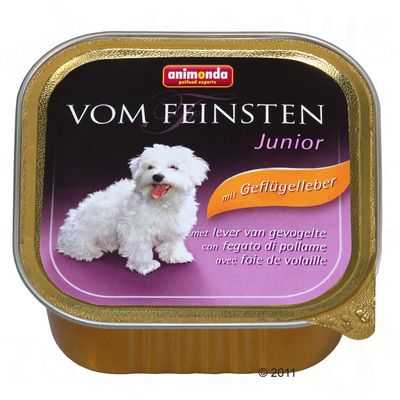 Animonda vom Feinsten Junior 6 x 150 g - Gefluegelleber