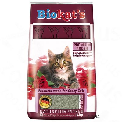 Litière pour chat Biokat´s Premium- 14 kg