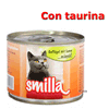Smilla Trocitos de ave 6 x 200g - - Tiernos trocitos de ave con corazones de ave