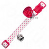 Collar de cuero para gatos Hunter Katty - - Blanco y rosa