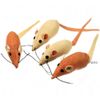 Souris pour chat en cuir synth�tique avec menthe � chat - lot de 12 souris