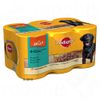 Lot mixte bo�tes pour chien Pedigree 6 x 385 g - en gel�e