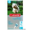 Advantix pour chien de petite taille - 4/10 kg - 6 pipettes