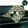 Manta para perros Beany - - Negra con huesos