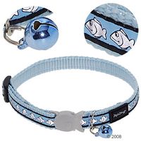 red-dingo-reflective-katzenhalsband-hellblau Red Dingo Reflective Katzenhalsband - - hellblau