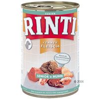  Rinti Senior 'Kennerfleisch' 6 x 400 g - - kip 