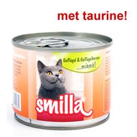  Smilla gevogeltepannetje 6 x 200 g - - mals gevogelte met gevogelteharten 