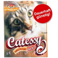 Catessy Bar-B-Q Sticks mit herzhaftem Grill-Geschmack - - 15 St�ck mit frischem Lachs