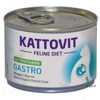 Kattovit Gastro nat Kattenvoer 6 x 175 g. - - Eend & kip