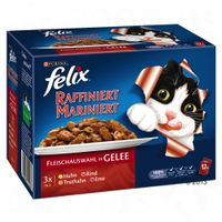 Felix ""Raffiniert Mariniert"" in gelei Kattenvoer 12 x 100 g - - heerlijke vis variatie